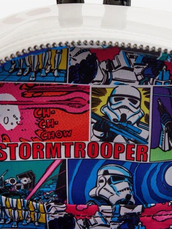 Loungefly  NWT  Star Wars Stormtrooper
Lenticular Mini Backpack w/wallet main image 6